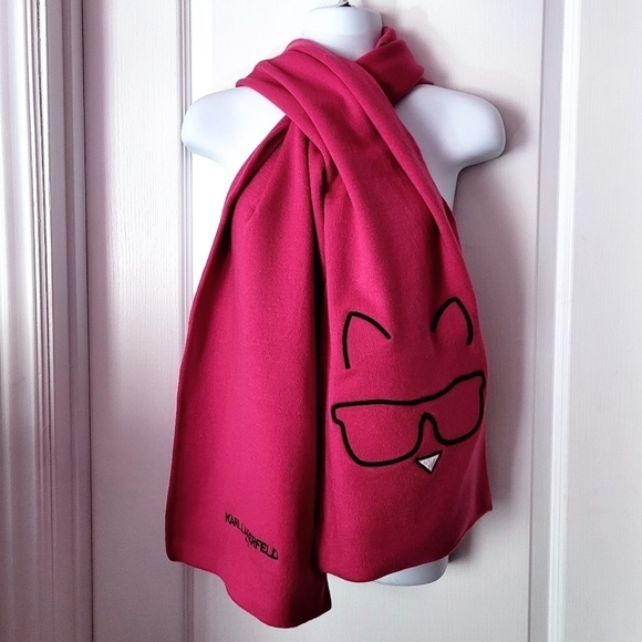 Karl Lagerfeld Scarf Pink - Picture 1 of 4
